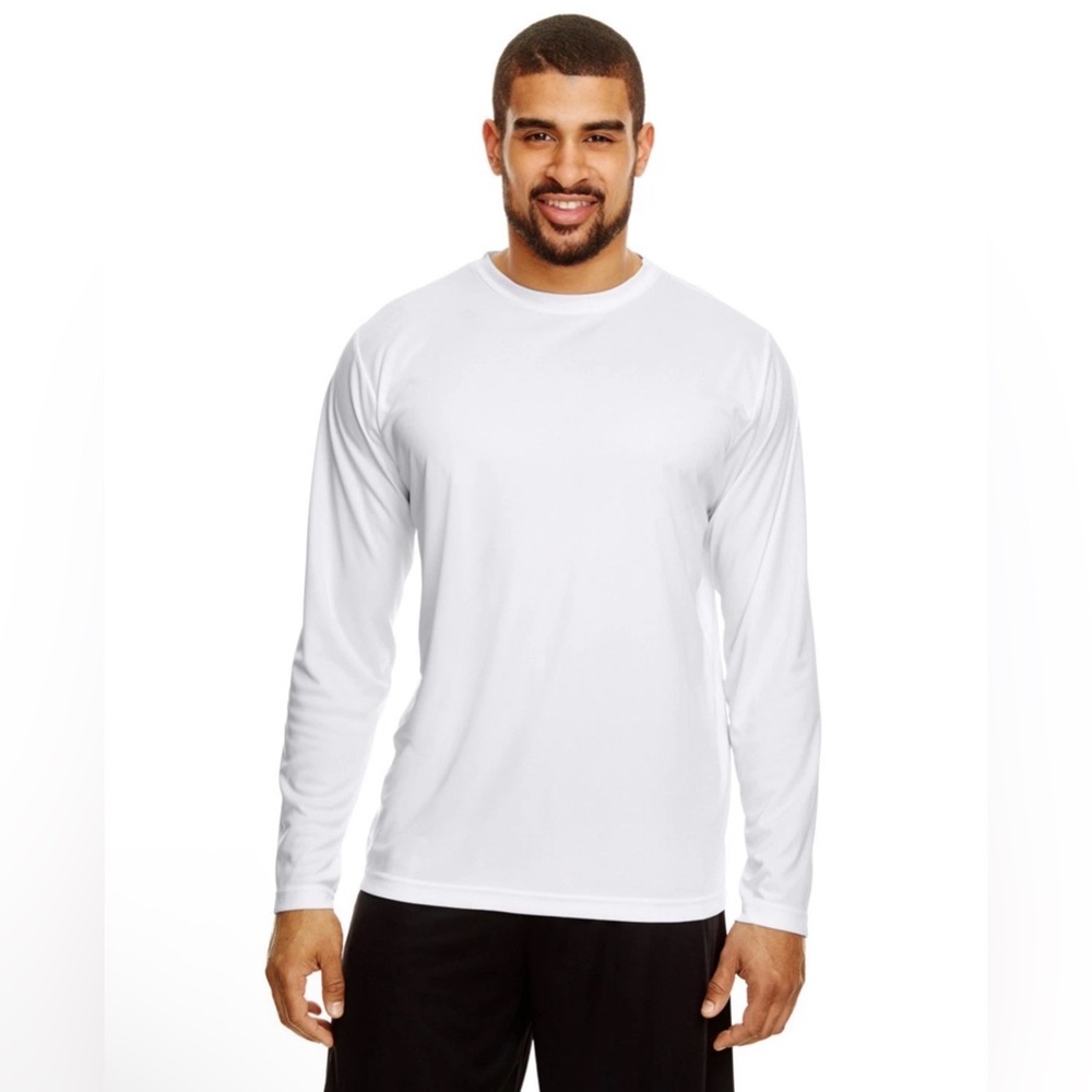Team 365 TT11L Men's Zone Performance Long Sleeve Tee Top T-Shirt